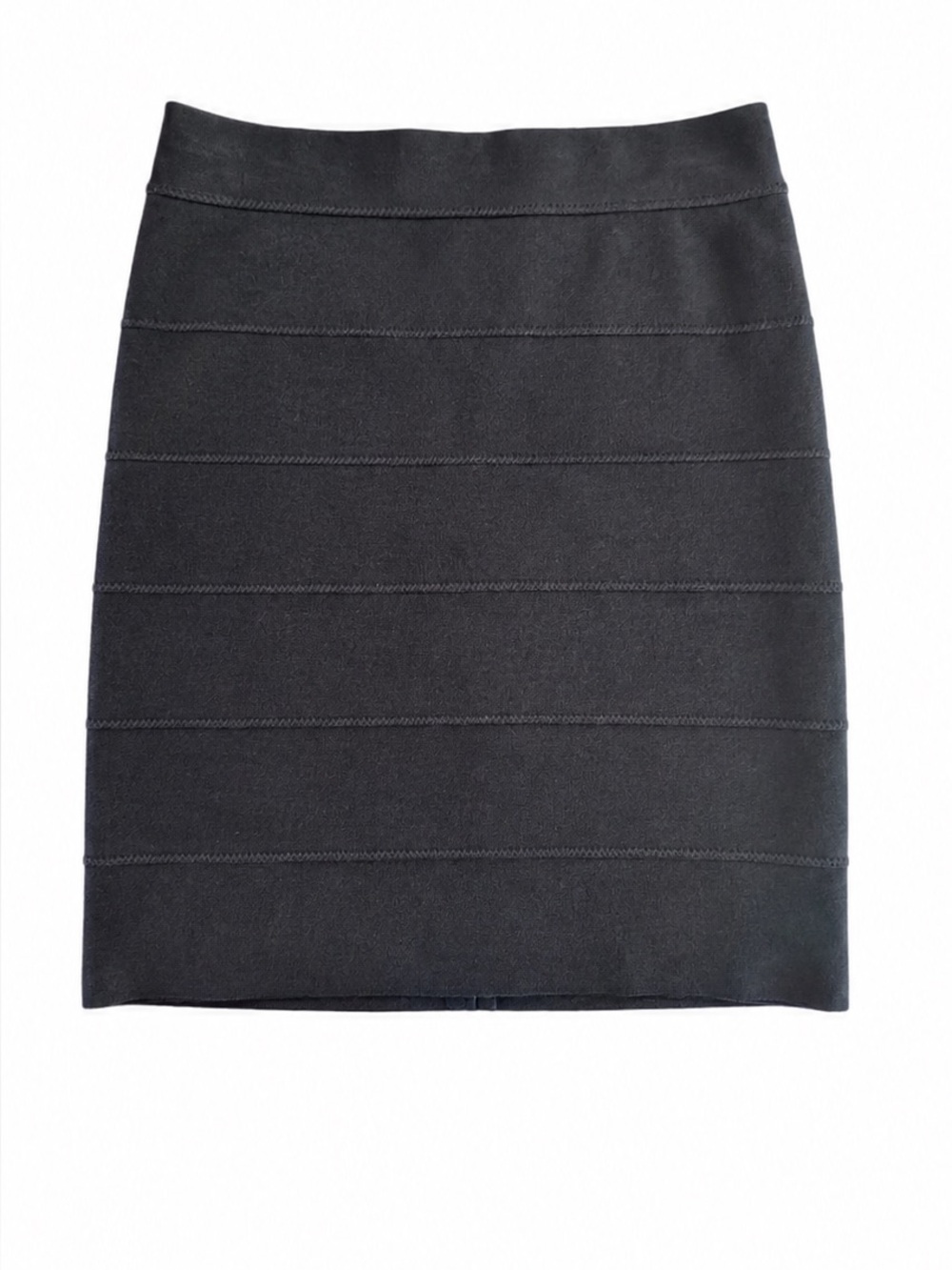 Proenza Schouler Bandage Knit Mini Skirt Black Bodycon Stretch Size 8